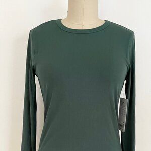 Athleta LS Rib Crew Top
